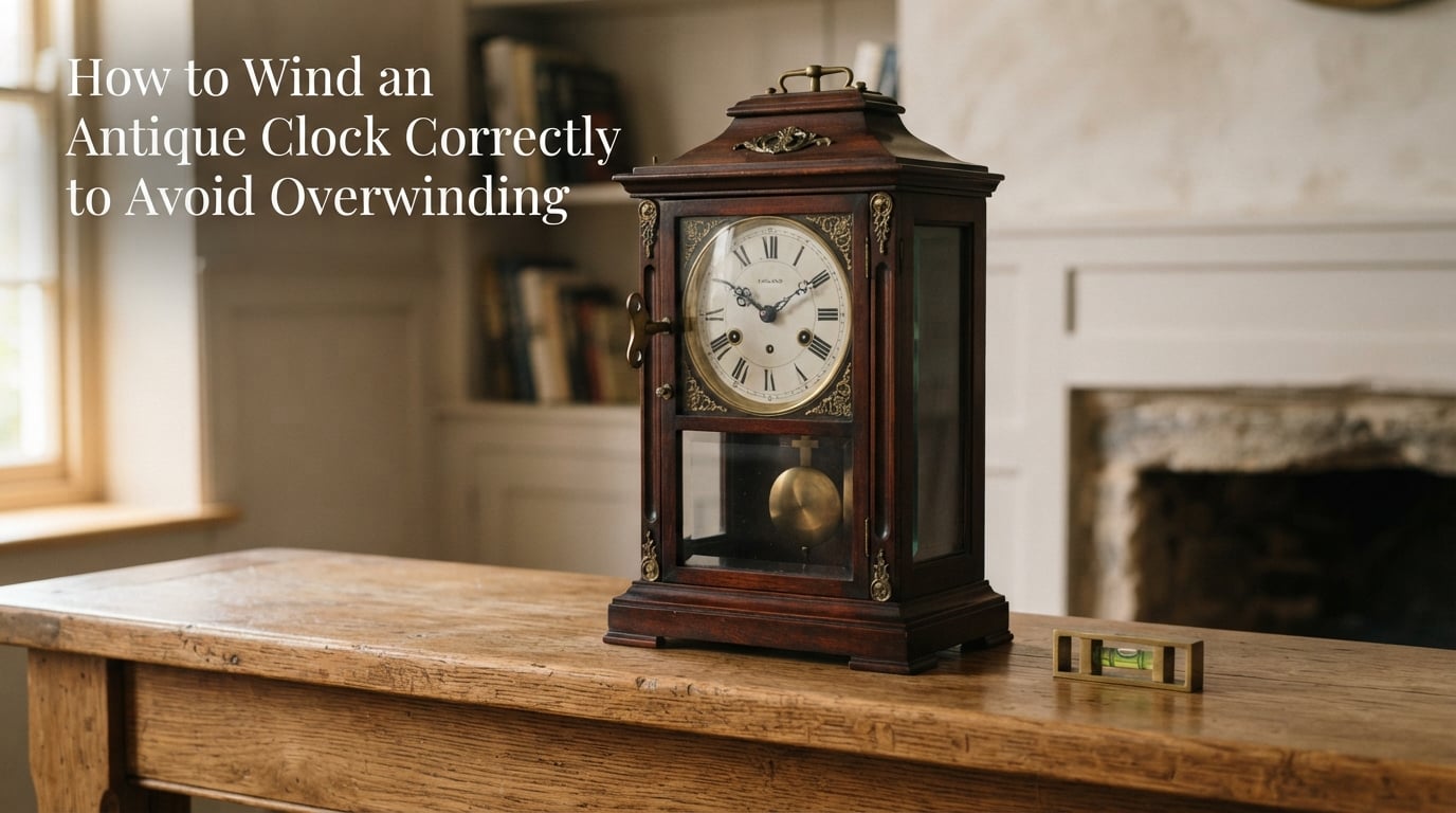 How to Wind an Antique Clock Correctly to Avoid Overwinding