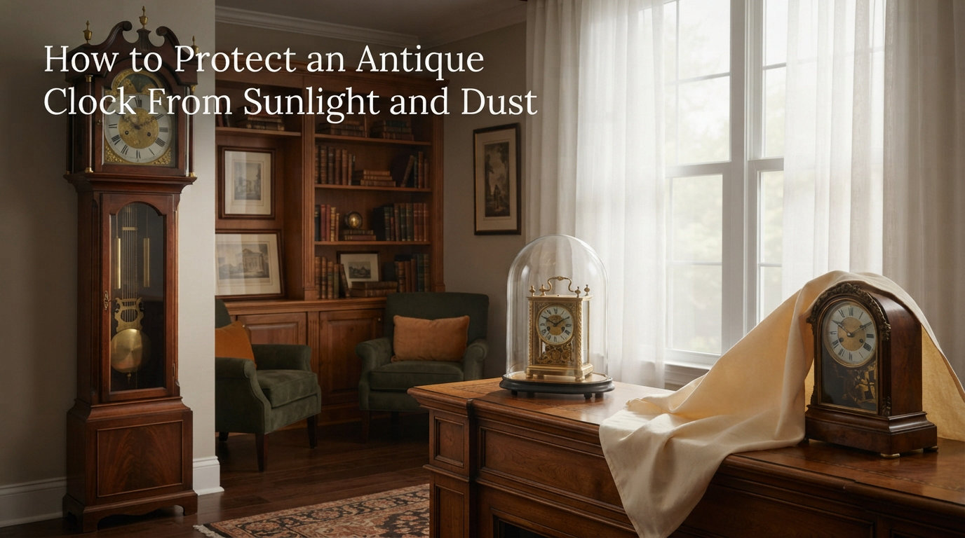 How to Protect an Antique Clock From Sunlight and Dust
