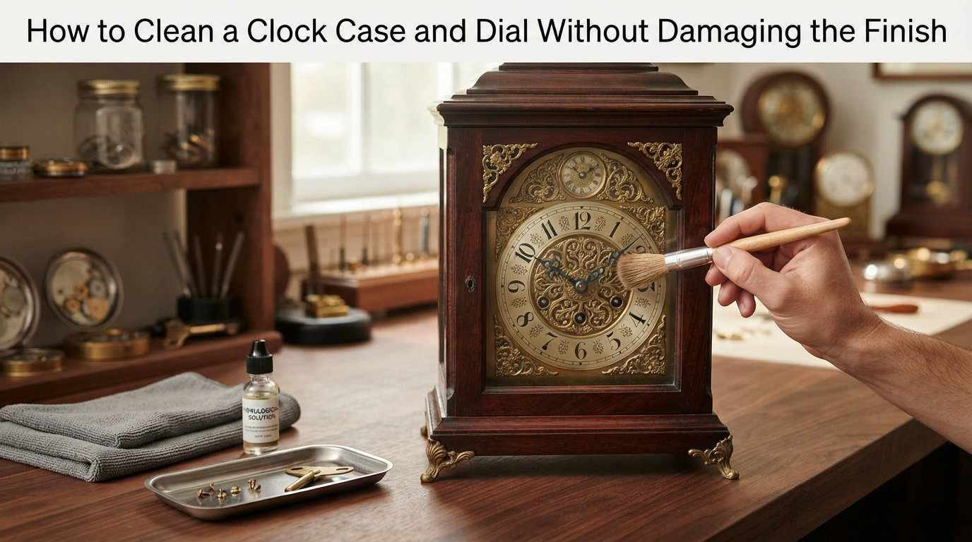How to Clean a Clock Case and Dial Without Damaging the Finish