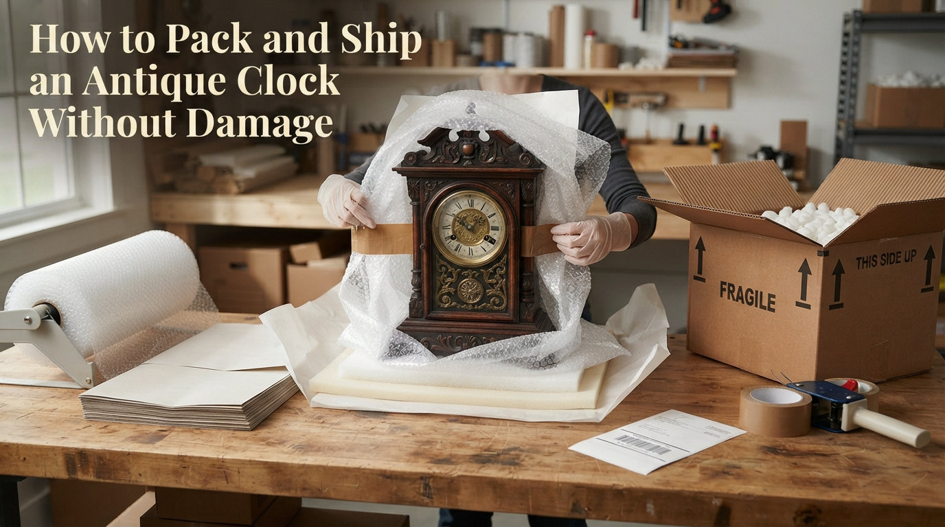 How to Pack and Ship an Antique Clock Without Damage