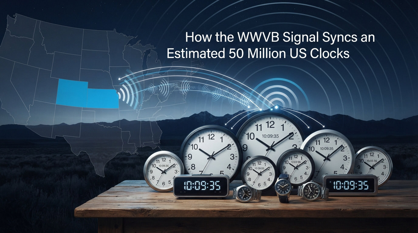 How the WWVB Signal Syncs an Estimated 50 Million US Clocks