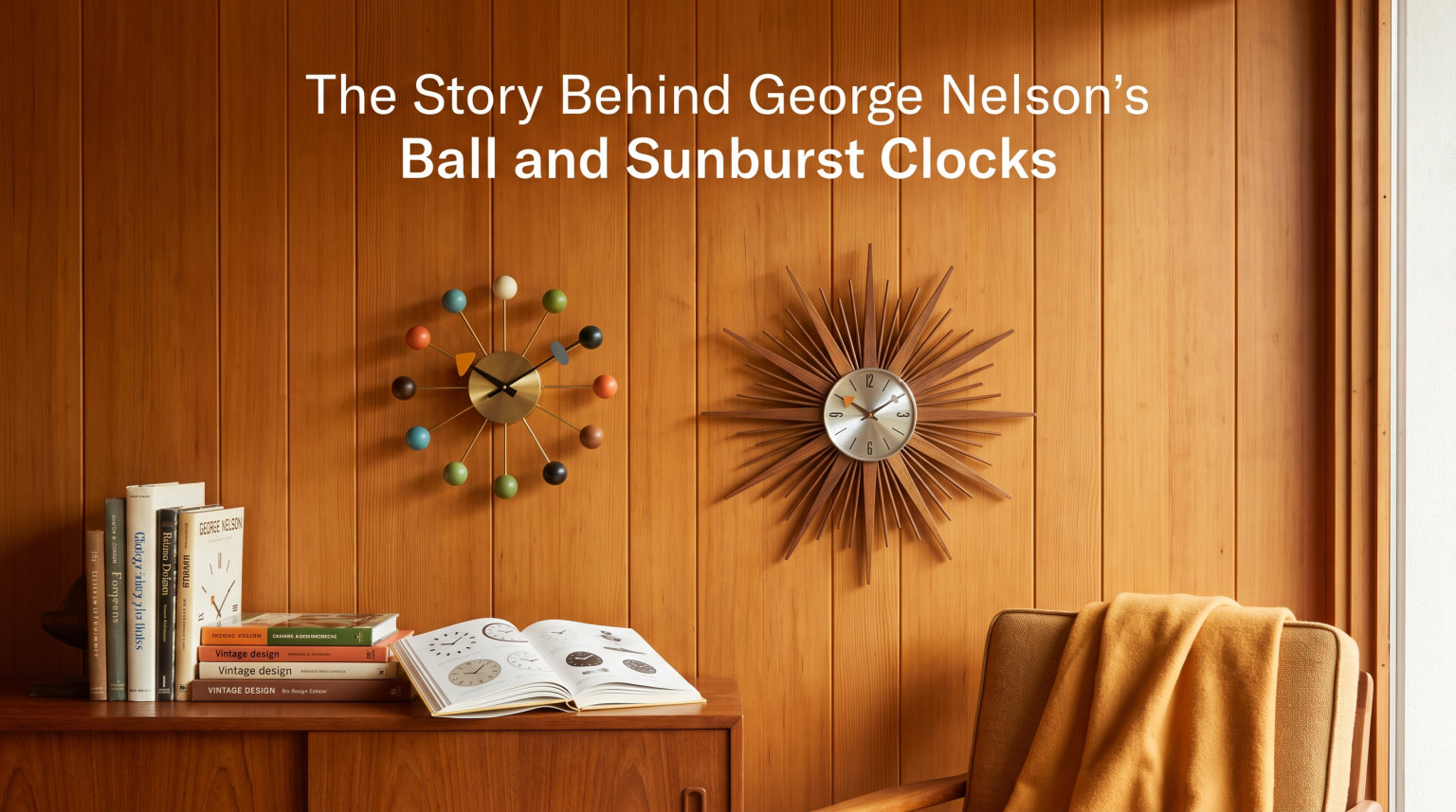 The Story Behind George Nelson's Ball and Sunburst Clocks