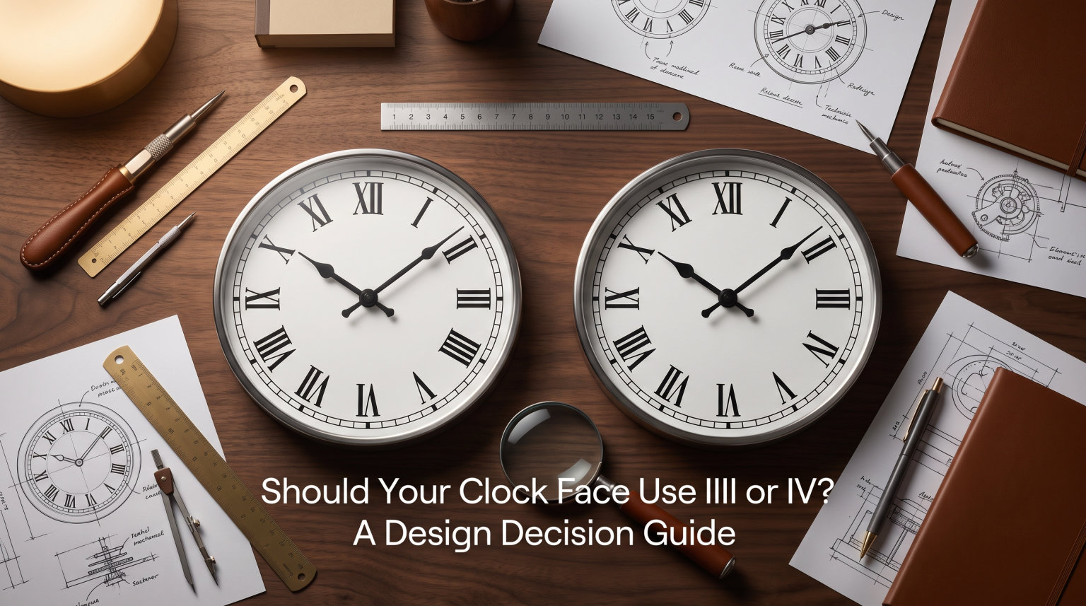 Should Your Clock Face Use IIII or IV? A Design Decision Guide