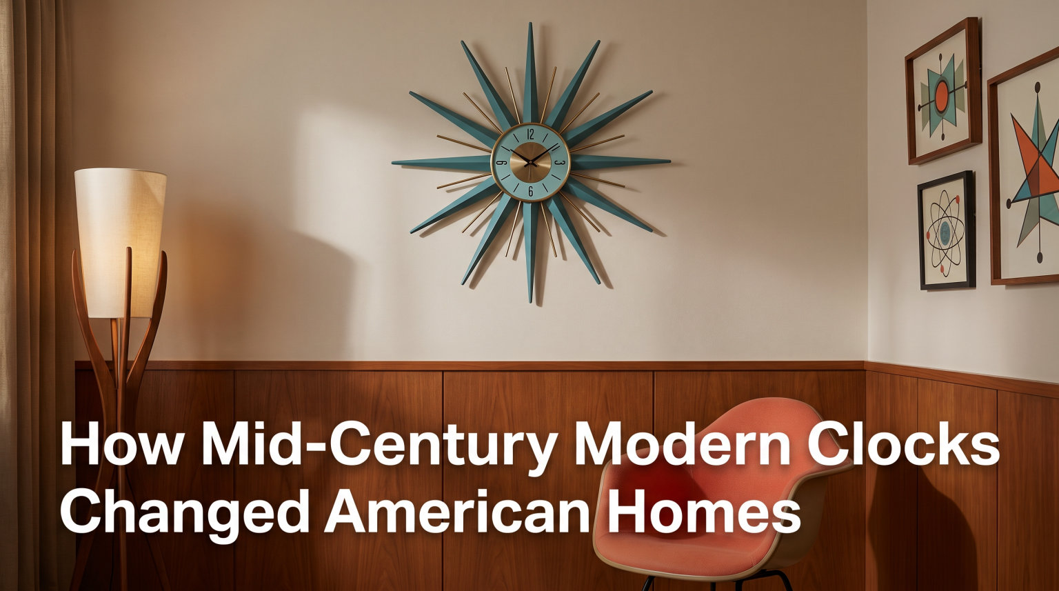 How Mid-Century Modern Clocks Changed American Homes