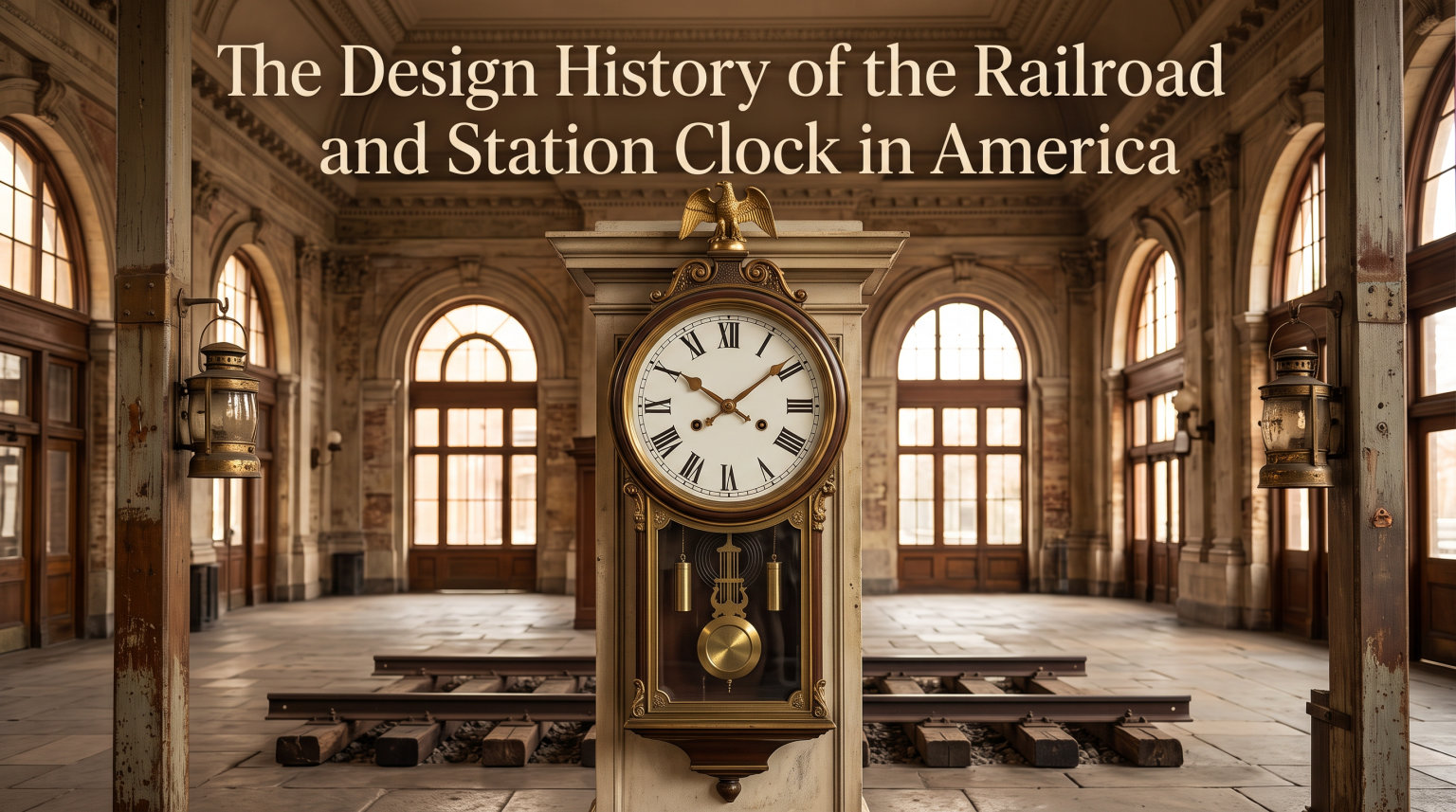 The Design History of the Railroad and Station Clock in America