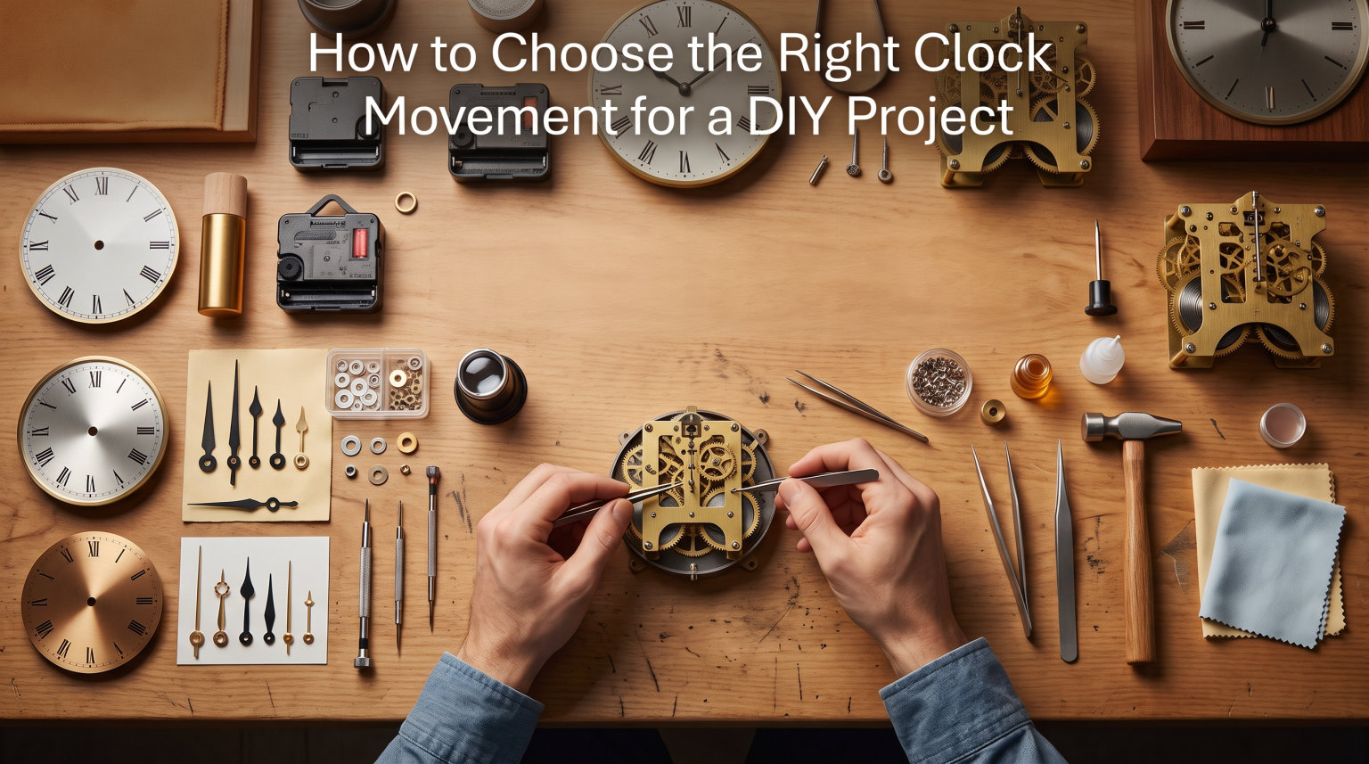How to Choose the Right Clock Movement for a DIY Project
