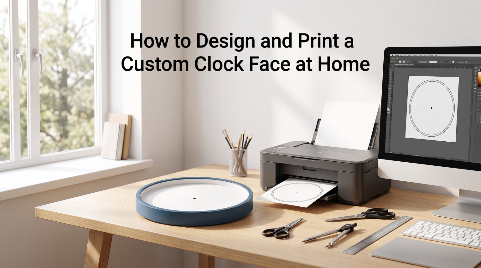 How to Design and Print a Custom Clock Face at Home