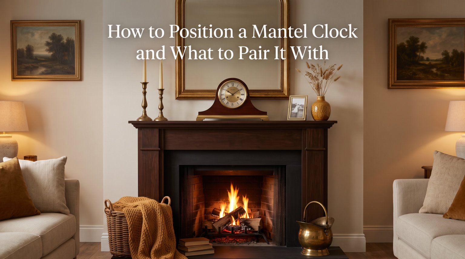 How to Position a Mantel Clock and What to Pair It With