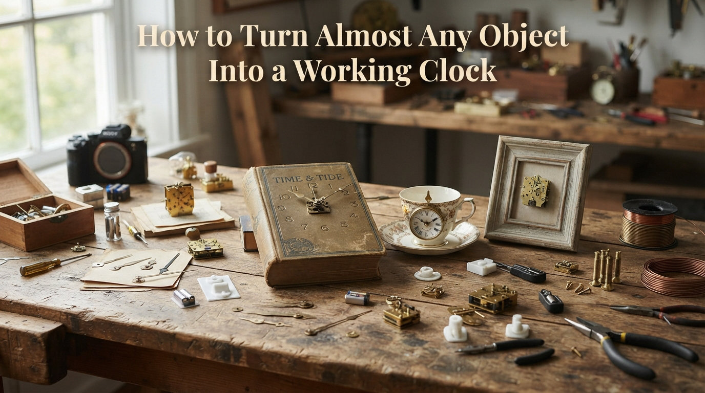How to Turn Almost Any Object Into a Working Clock