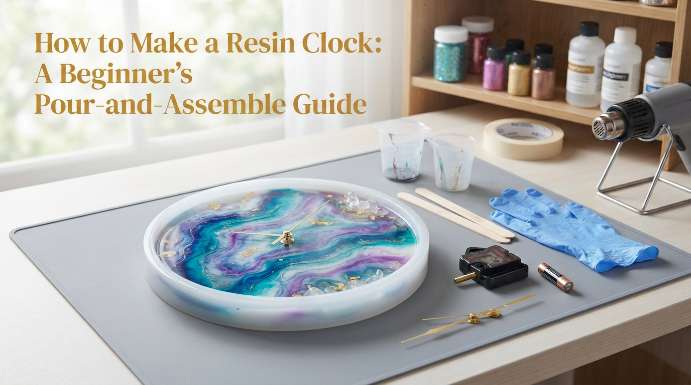 How to Make a Resin Clock: A Beginner's Pour-and-Assemble Guide