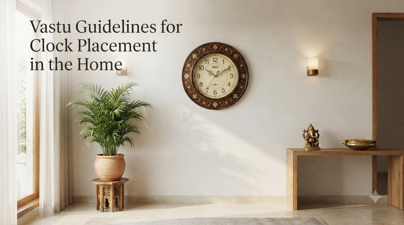 Vastu Guidelines for Clock Placement in the Home