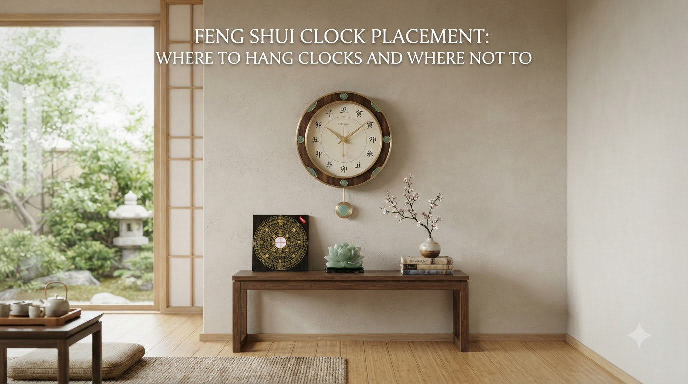 Feng Shui Clock Placement: Where to Hang Clocks and Where Not To