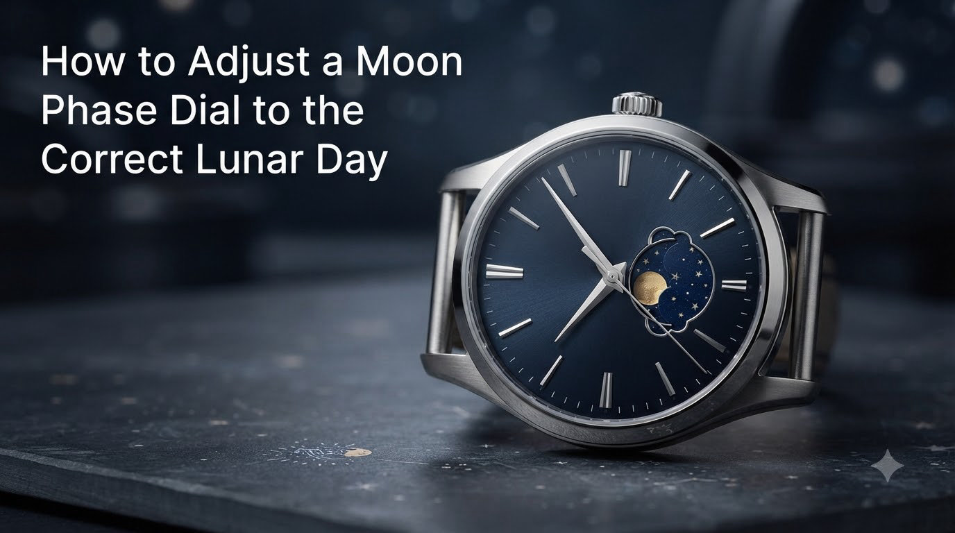 How to Adjust a Moon Phase Dial to the Correct Lunar Day