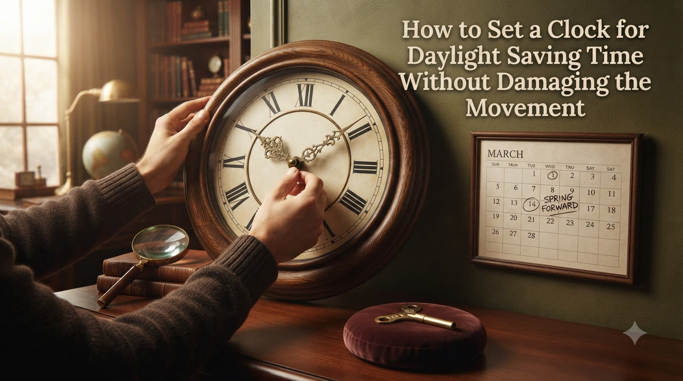 How to Set a Clock for Daylight Saving Time Without Damaging the Movement