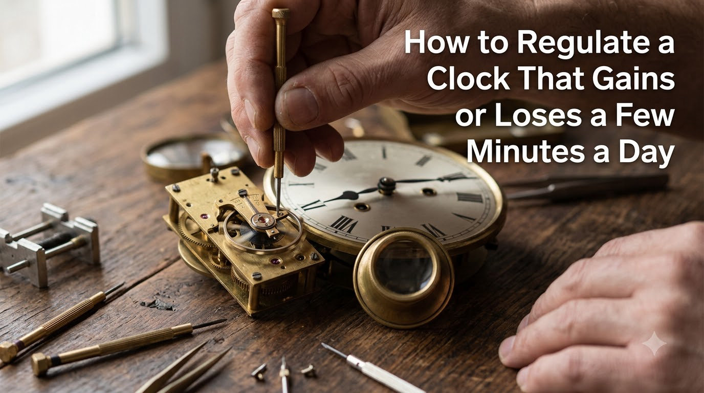 How to Regulate a Clock That Gains or Loses a Few Minutes a Day