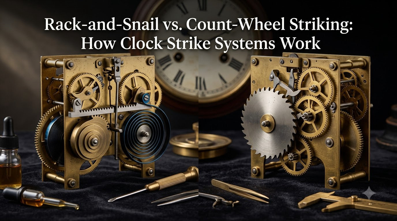 Rack-and-Snail vs. Count-Wheel Striking: How Clock Strike Systems Work