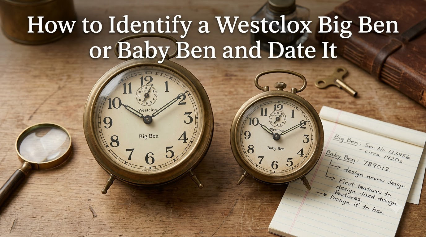 How to Identify a Westclox Big Ben or Baby Ben and Date It