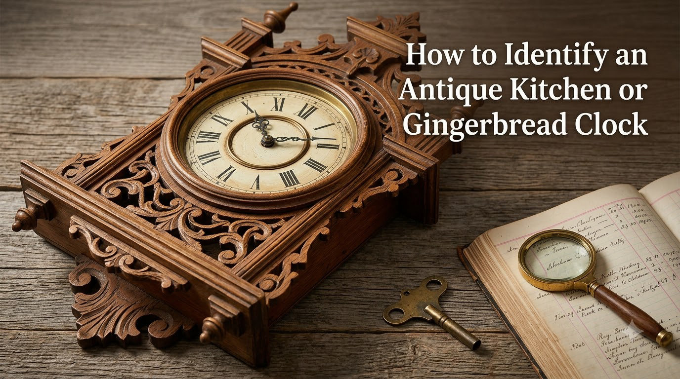 How to Identify an Antique Kitchen or Gingerbread Clock