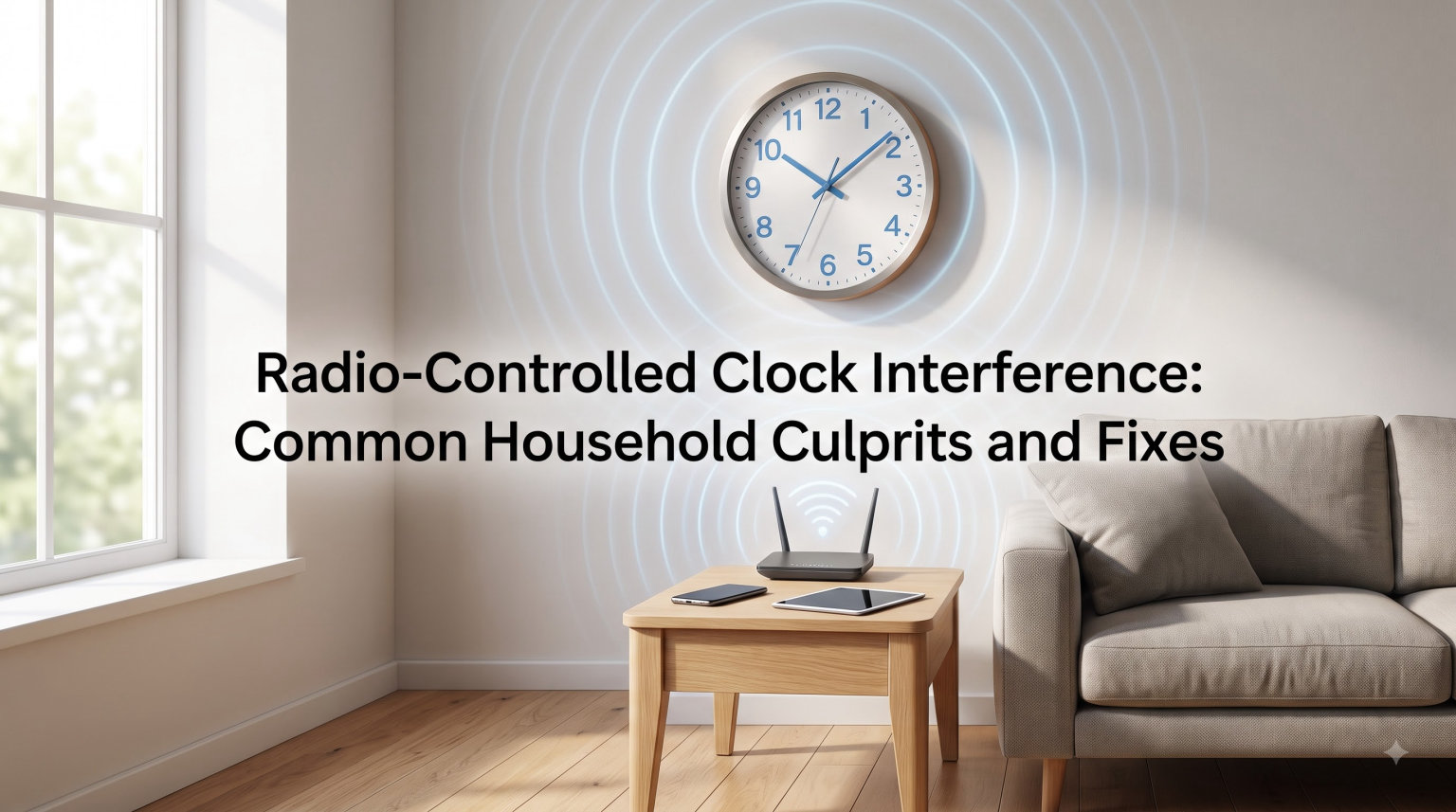 Radio-Controlled Clock Interference: Common Household Culprits and Fixes