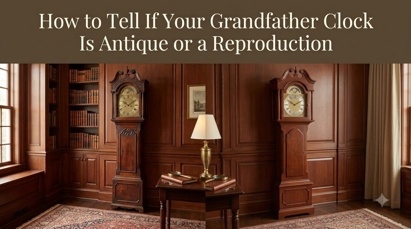 How to Tell If Your Grandfather Clock Is Antique or a Reproduction