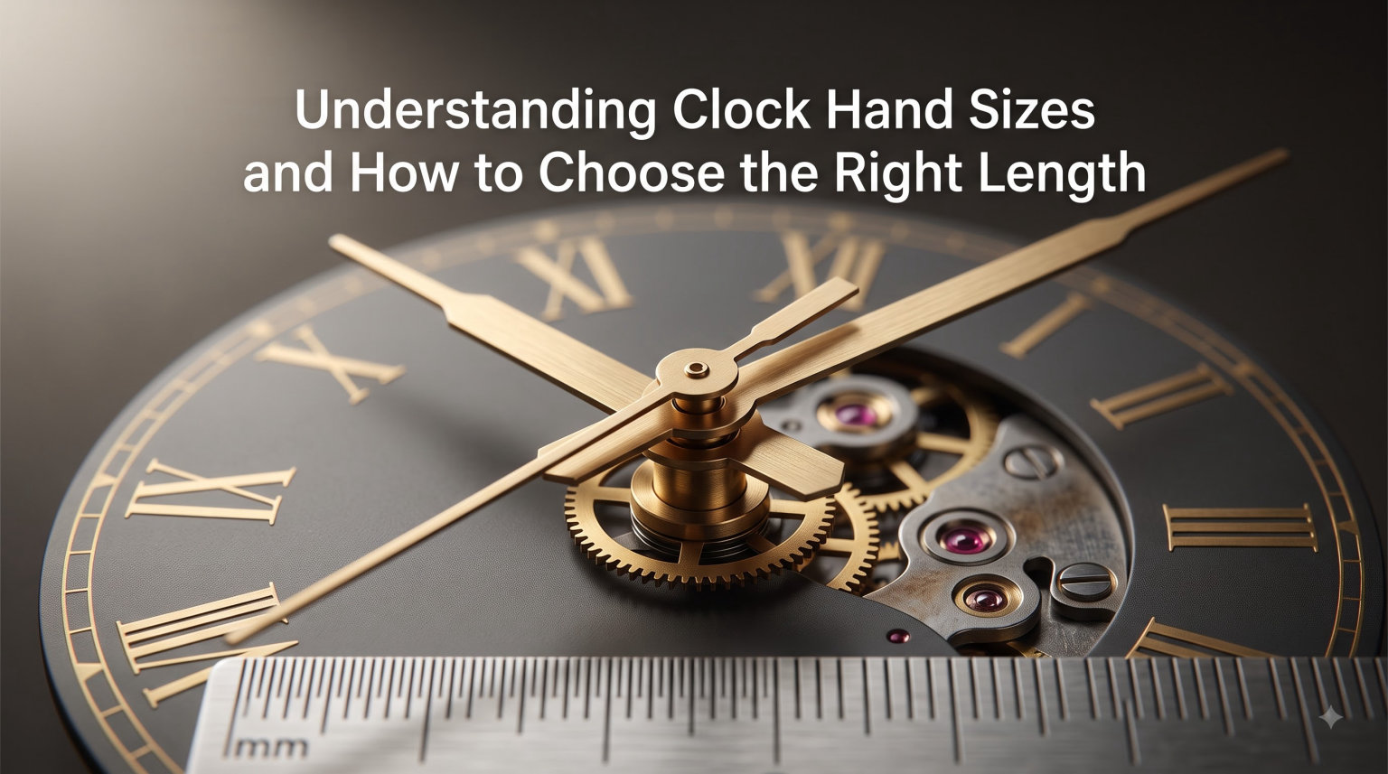 Understanding Clock Hand Sizes and How to Choose the Right Length
