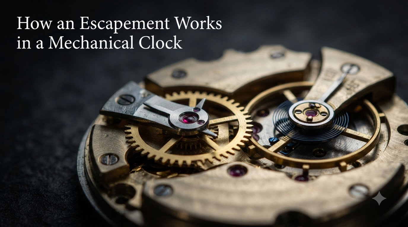 How an Escapement Works in a Mechanical Clock