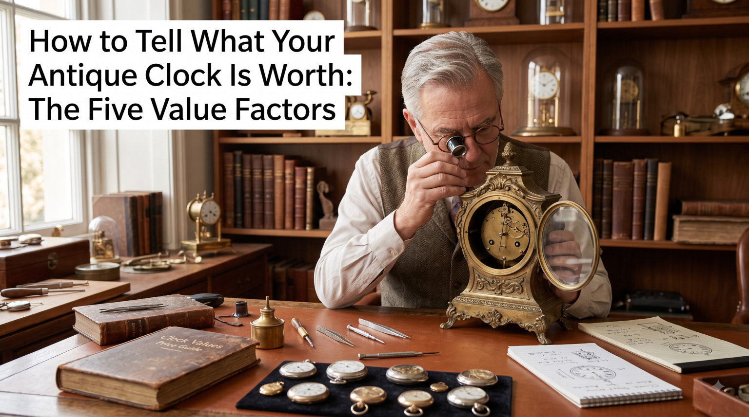 How to Tell What Your Antique Clock Is Worth: The Five Value Factors