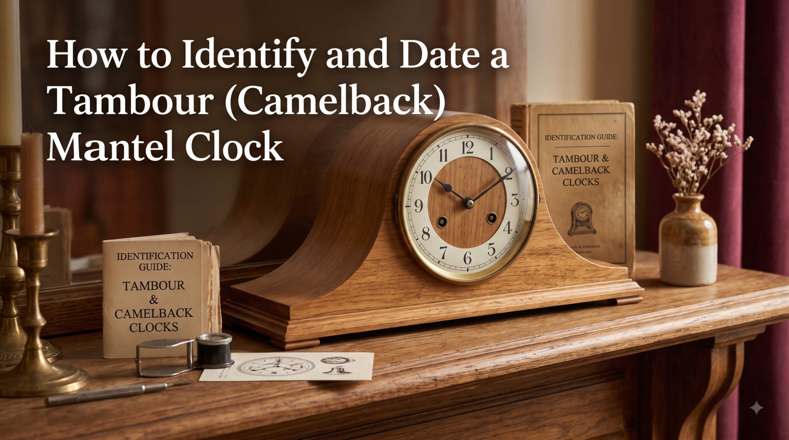 How to Identify and Date a Tambour (Camelback) Mantel Clock