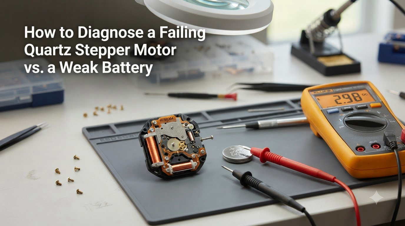 How to Diagnose a Failing Quartz Stepper Motor vs. a Weak Battery