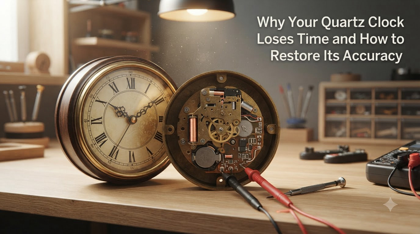 Why Your Quartz Clock Loses Time and How to Restore Its Accuracy