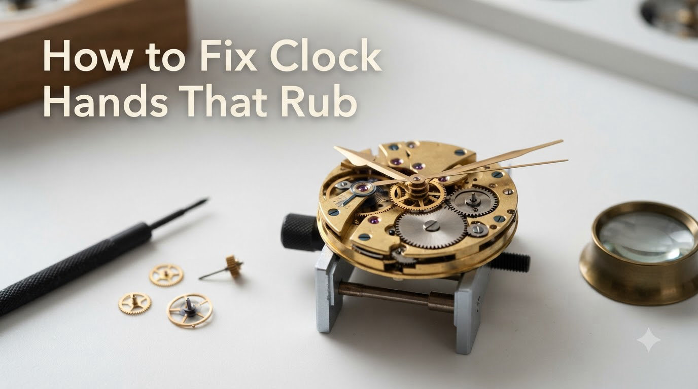 How to Fix Clock Hands That Rub