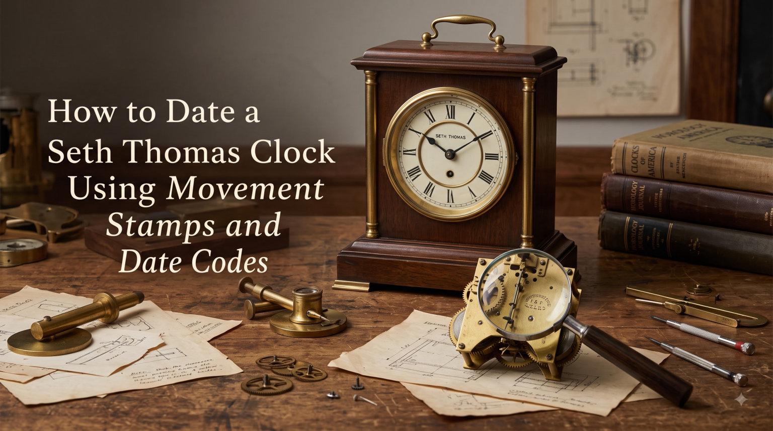 How to Date a Seth Thomas Clock Using Movement Stamps and Date Codes