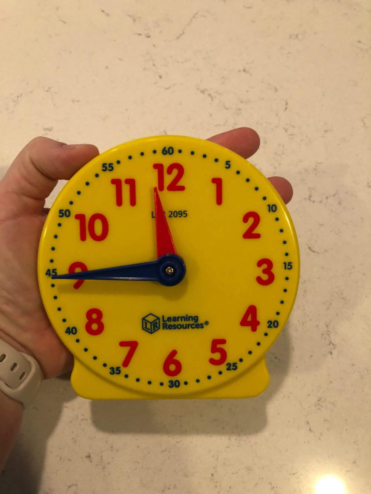 Learning Resources Big Time Student Clock, Teaching & Demonstration Clock, Develops Time and Early Math Skills, Ages 5+ customer photo 2