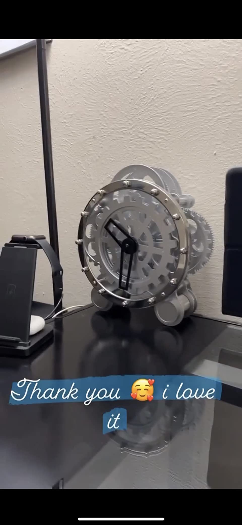 Kikkerland Gear Clock customer photo 1
