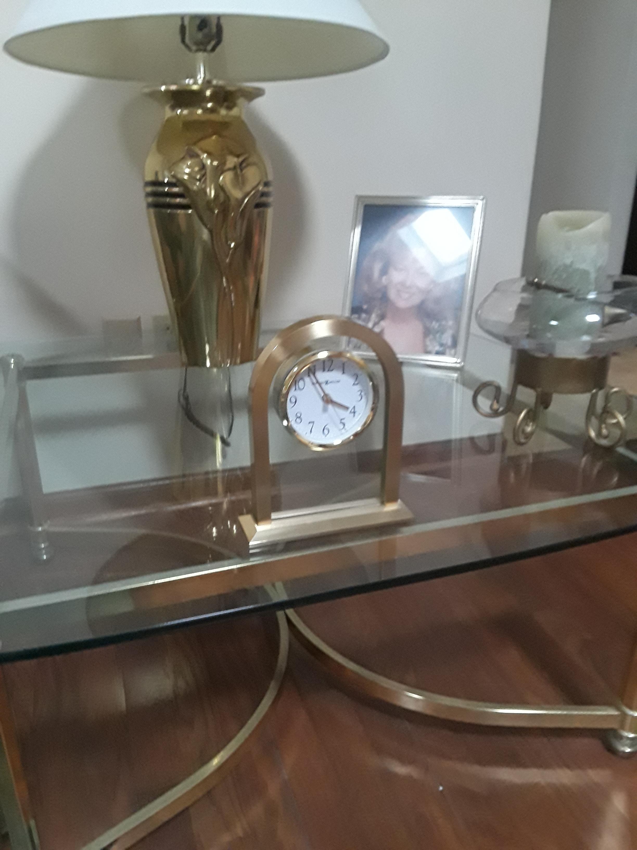 Howard Miller Imperial Brass Quartz Table Clock - Polished Finish, Glass Face customer photo 1