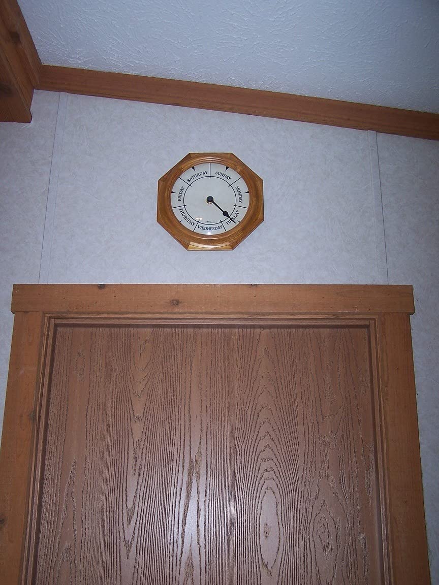 Classic Day of The Week Wall Clock - 10