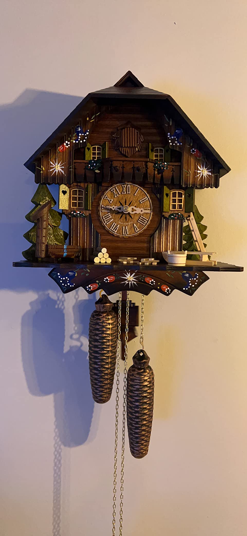 ISDD Cuckoo Clock Black Forest house KA 876 EX customer photo 1