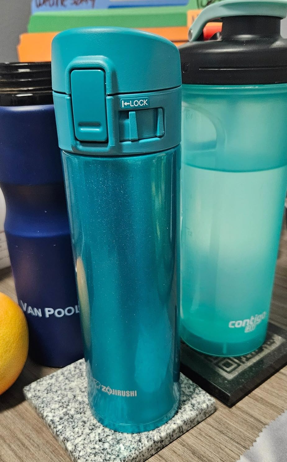 Zojirushi Stainless Steel Mug, 16oz, Smoky Blue customer photo 2