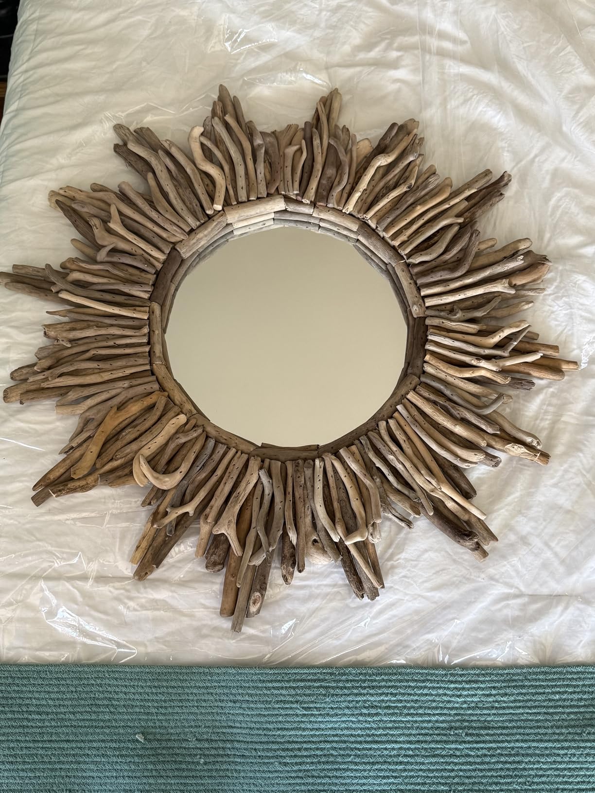 Creative Co-Op Driftwood Sunburst Mirror customer photo 1