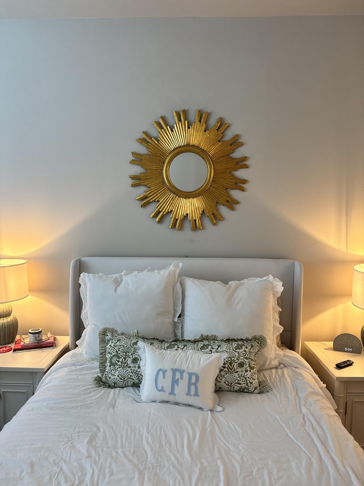 Creative Co-Op Gold Sunburst Mirror customer photo 2