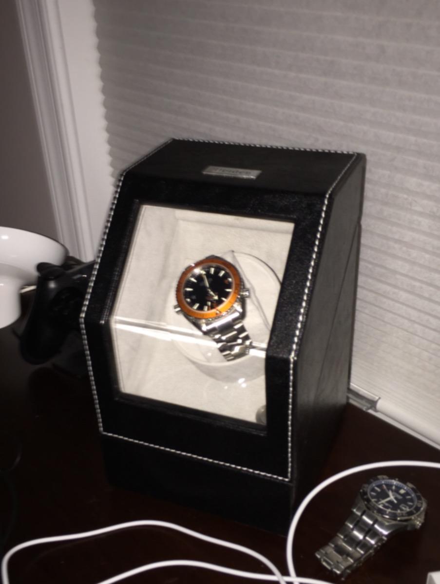 Watch Winder Single Watch Winders - Japanese Motor - AC Adapter Included - Can Run on Batteries - 12 Multiple Settings - Zero Magnetization Automatic Watch Winder for Rolex customer photo 2
