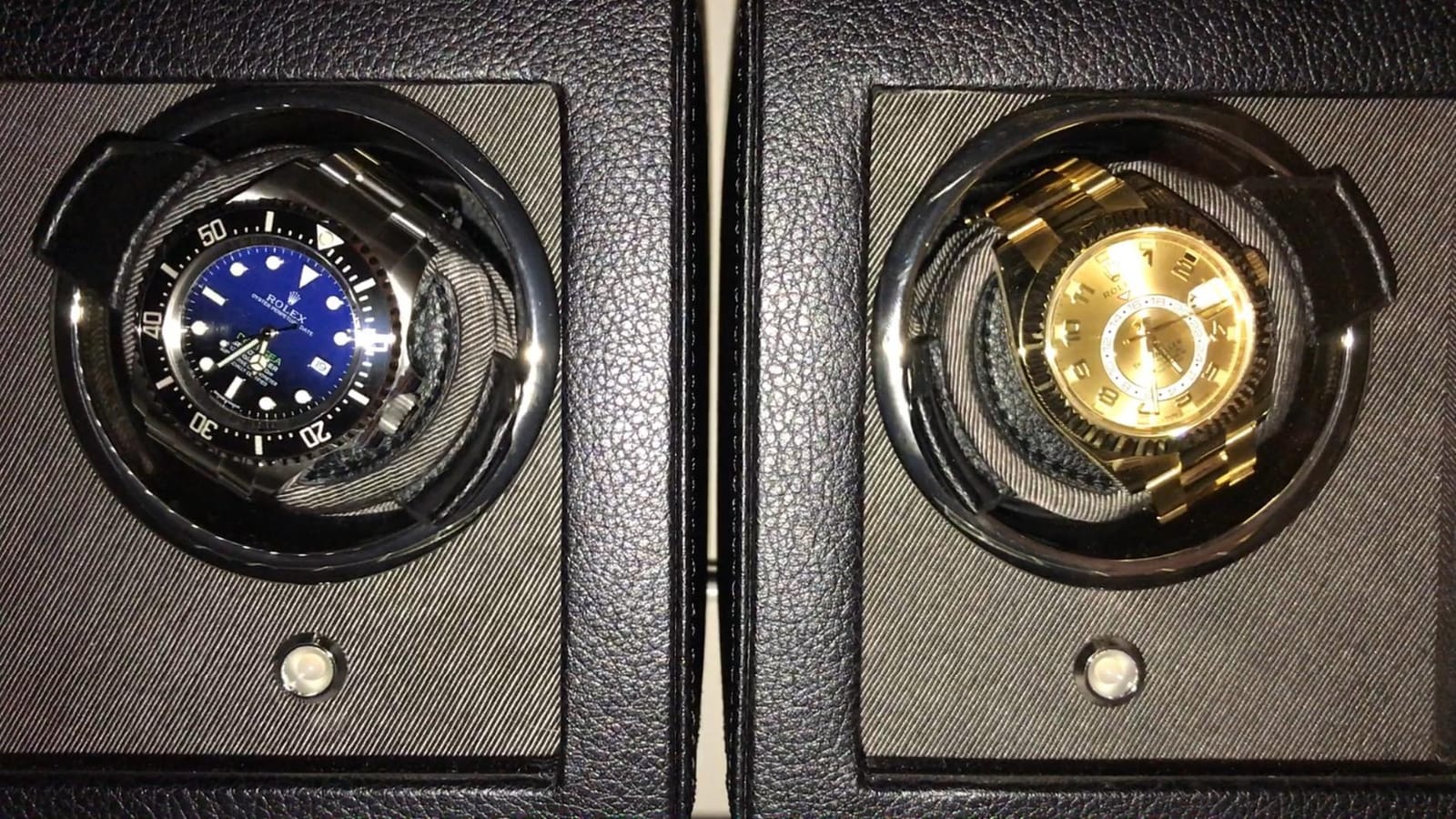 Wolf Cub Single Watch Winder with Glass Cover customer photo 2