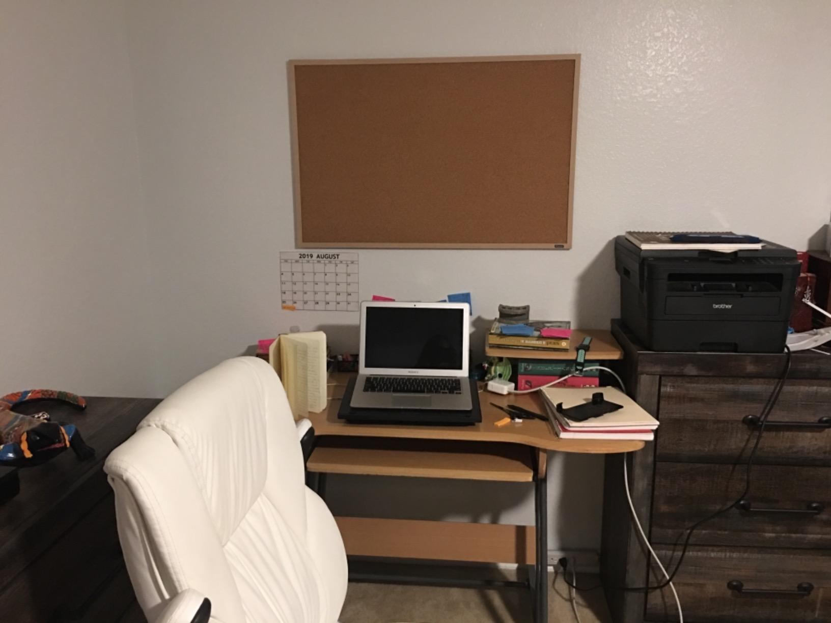 Quartet Cork Bulletin Board, Framed Corkboard, 2' x 3', Black Frame, Message Board, Vision Board (MWDB2436-BK) customer photo 1