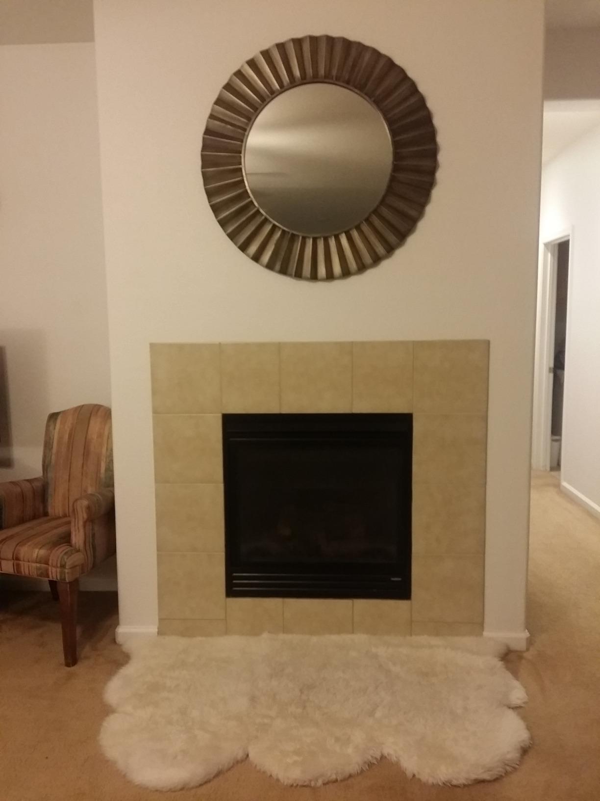 Household Essentials Round Metal Frame Decorative Sunburst Wall Mirror, Bronze customer photo 1