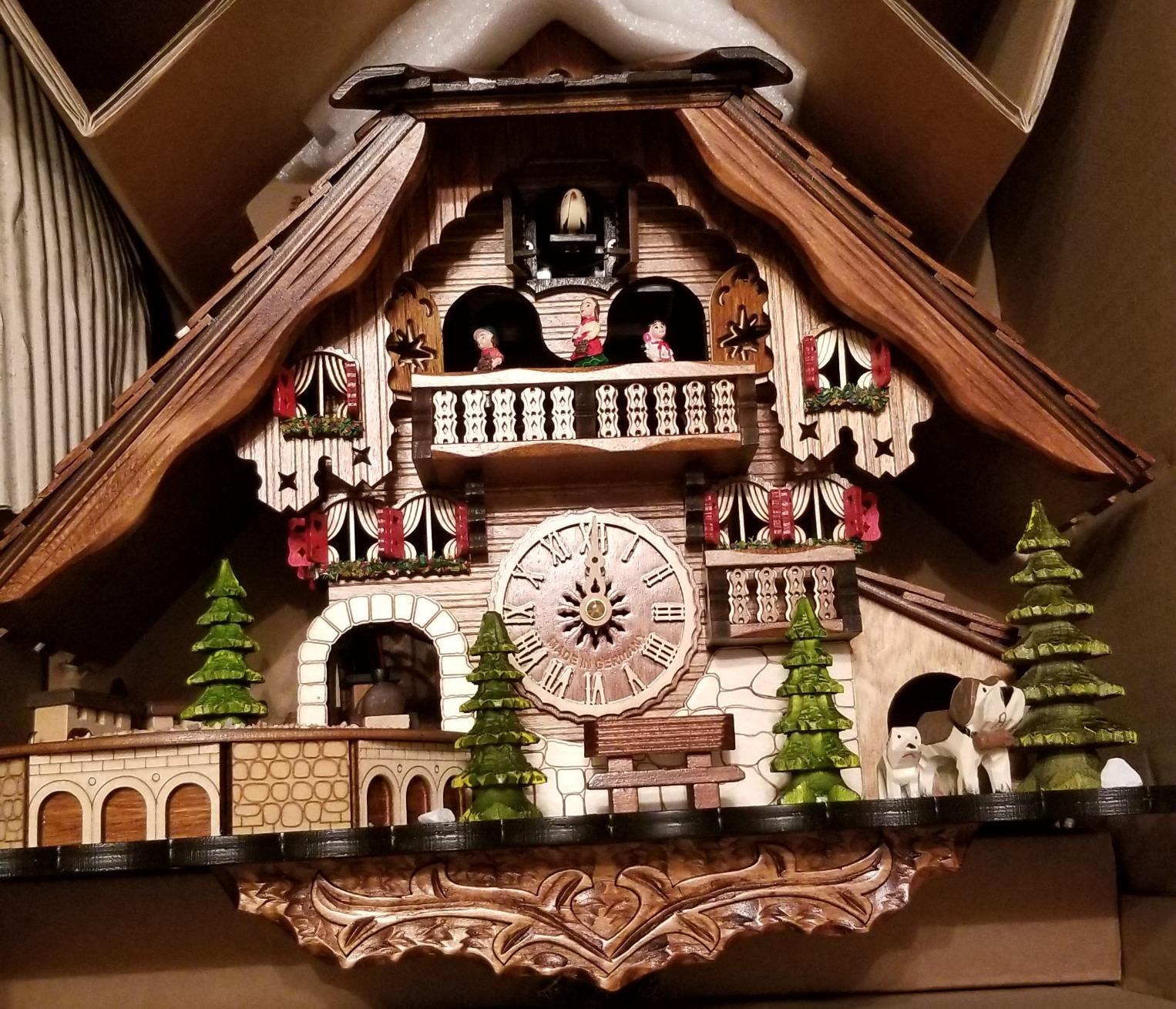 Engstler Quartz Cuckoo Clock Black Forest House with Moving Train, with Music EN 48110 QMT customer photo 2