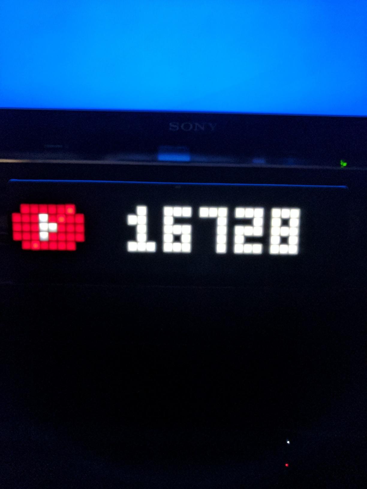 LaMetric TIME Wi-Fi Clock for Smart Home - Social Media Counter - Digital Alarm Clock customer photo 1