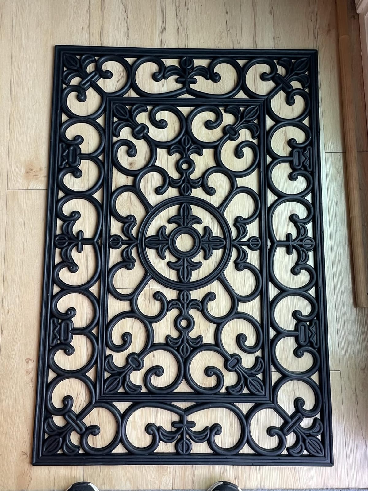 DII High Traffic All-Weather Rubber Doormat, 18x30, Lattice customer photo 1