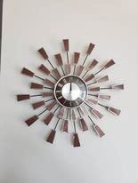 deco 79 Metal Starburst Wall Clock 22