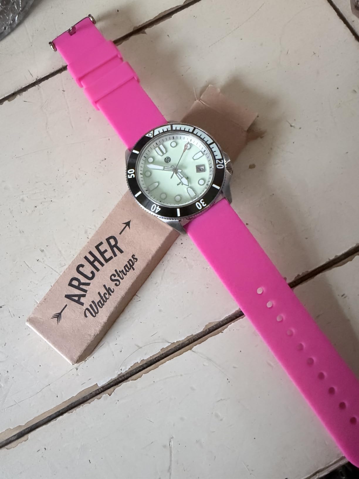 Archer Watch Straps - Soft Silicone Quick Release Watch Bands customer photo 2