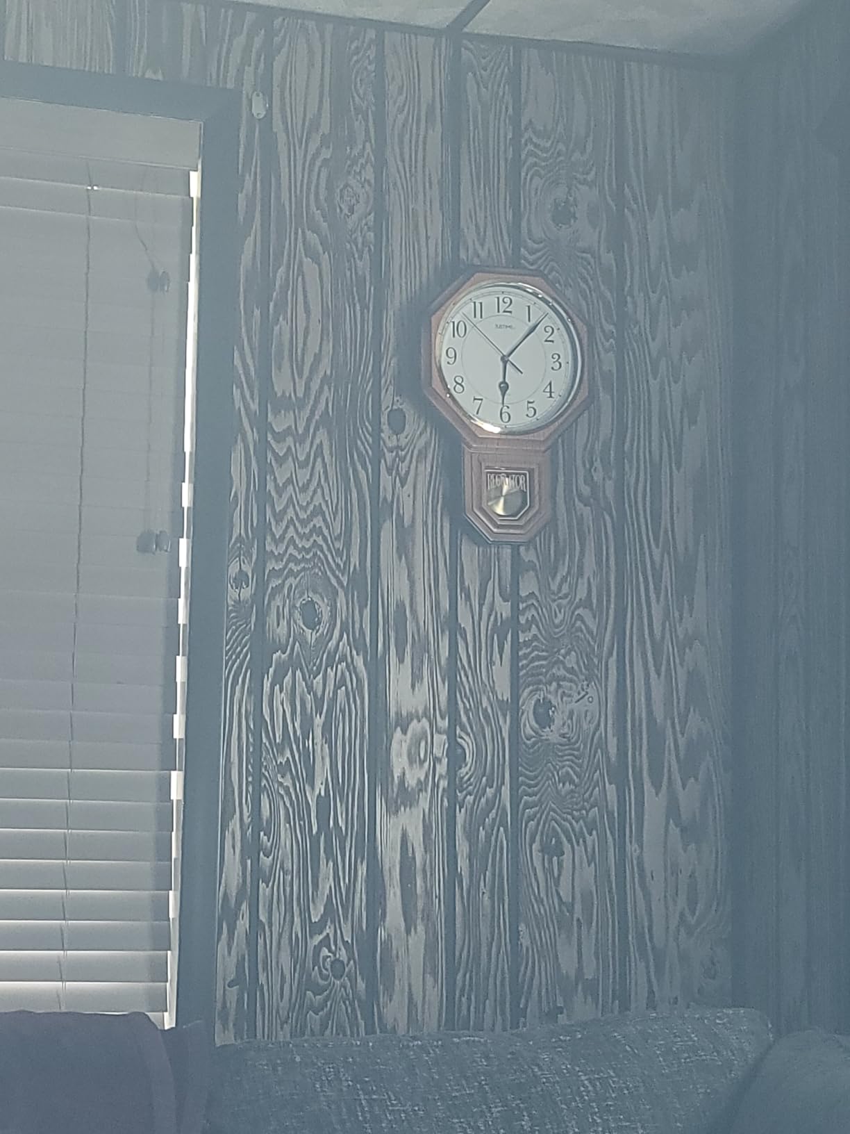 JUSTIME Pendulum Wall Clock with Westminster Chime, 17.5